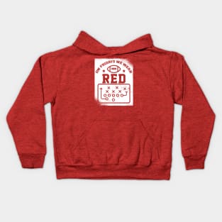 On Fridays We Wear Red // Vintage School Spirit // Go Red Kids Hoodie